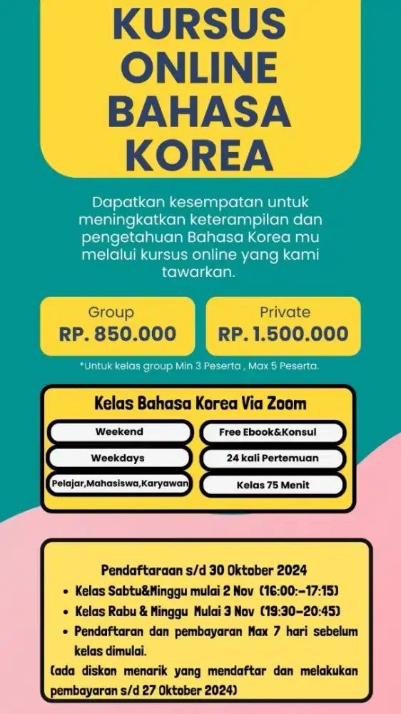 Les Bahasa Korea