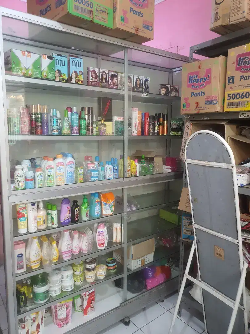 Jual Cepat Etalase kaca tinggi