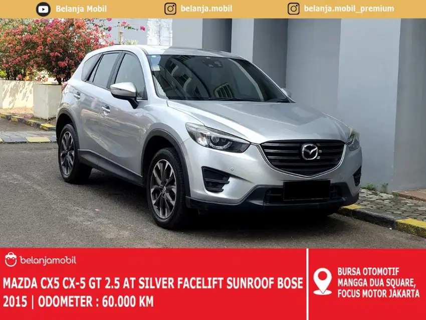 [ TDP MURAH ] Mazda CX5 CX-5 GT 2.5 AT Silver Facelift 2015/2016