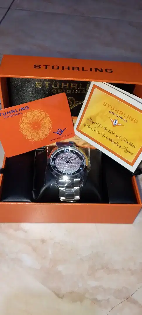 Stuhrling original Watches for Mens jam tangan pria elegan