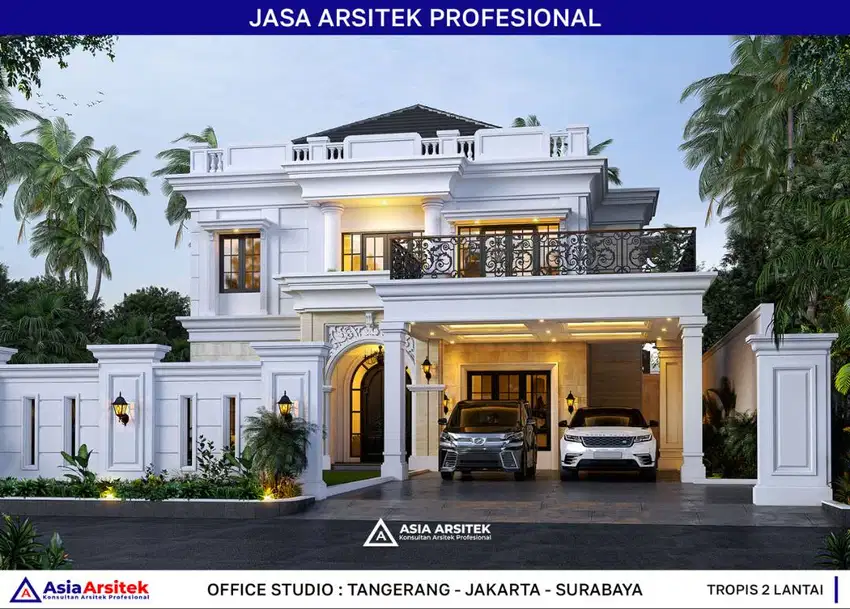 Jasa Arsitek Desain Gambar Rumah di Bekasi Desain Rumah 589 m2