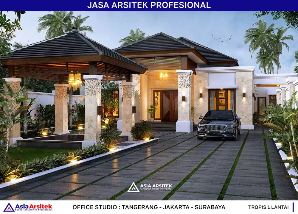 Jasa Arsitek Desain Gambar Rumah di Bekasi Desain Rumah 630 m2