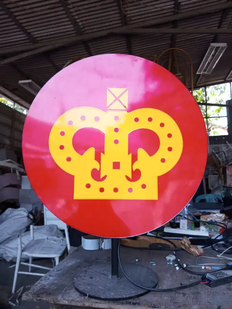 NEON BOX BULAT UNTUK PLANG USAHA