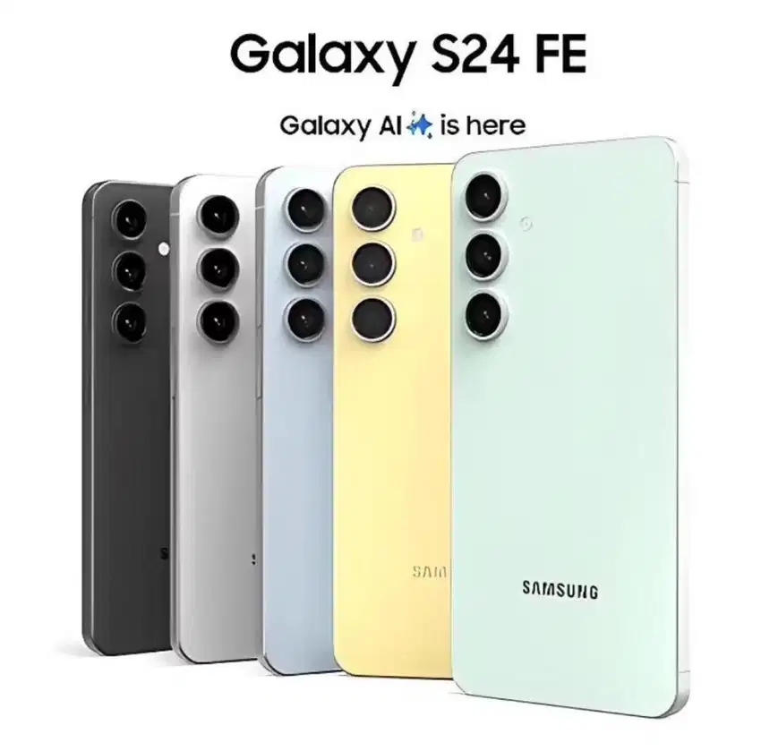 Baru...Samsung S24 FE 5G 8/256 Grs Resmi (Warna : Black)