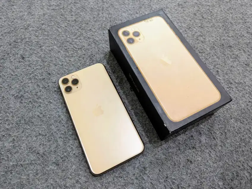 iPhone 11 Pro Max 64Gb imei beacukai 
-gold