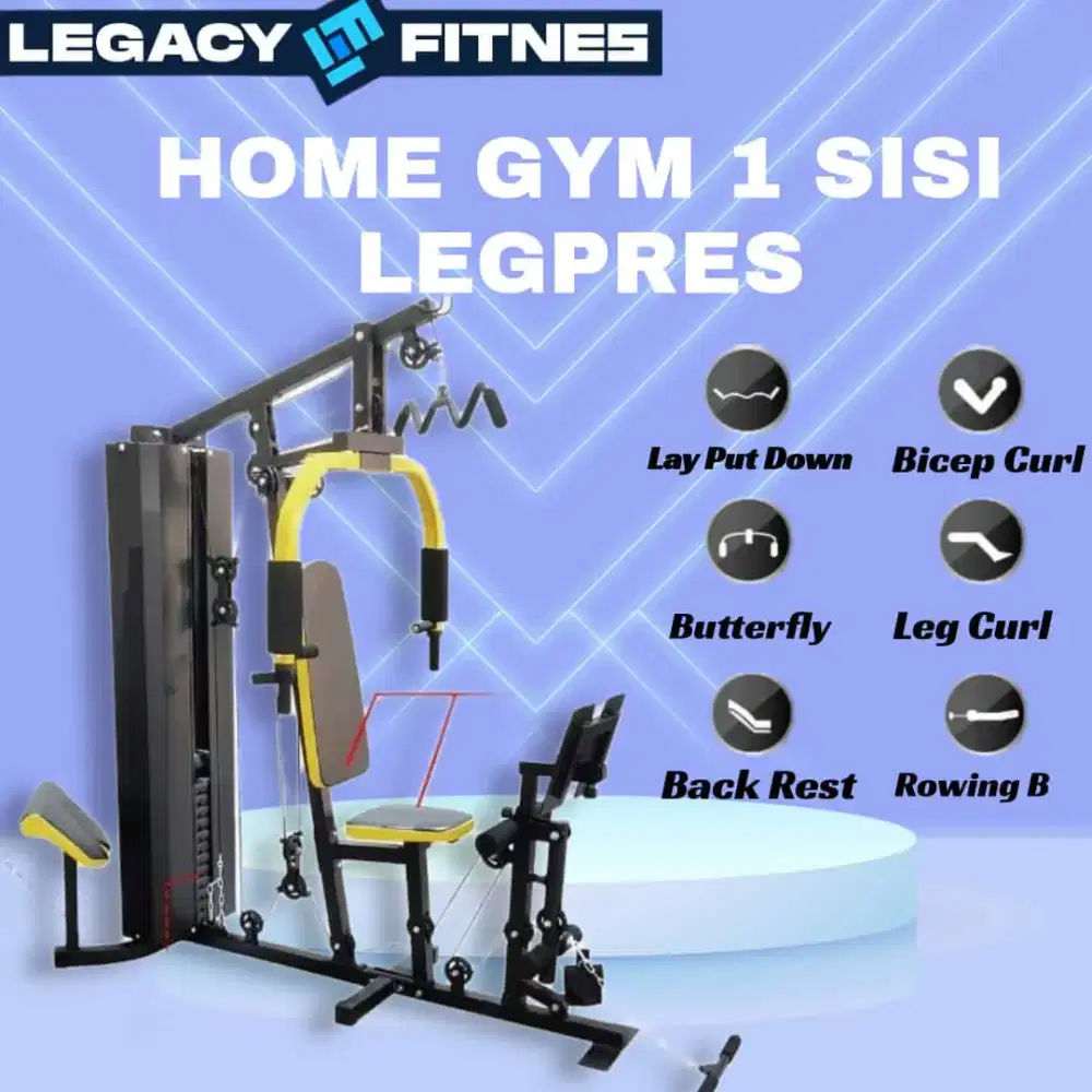 Home gym Legpress  1 Sisi Legacy Fitnes Alat olahraga homegym