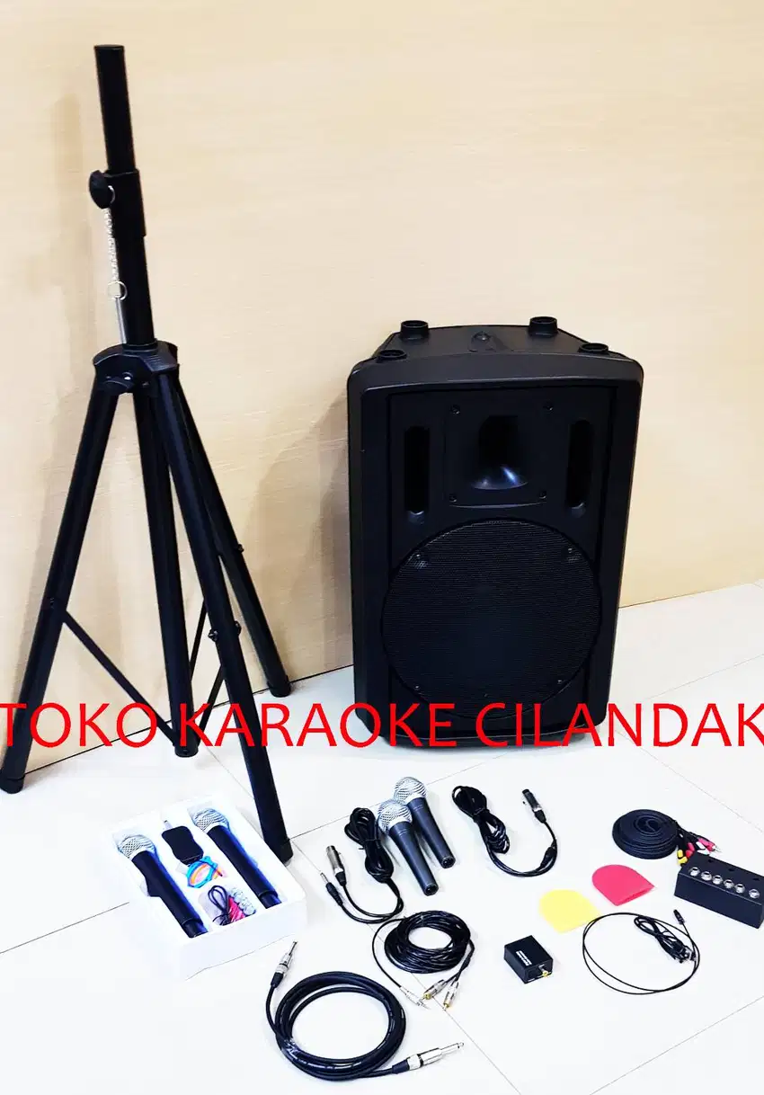 speaker aktif 12 1000 wat lengkap siap nyanyi