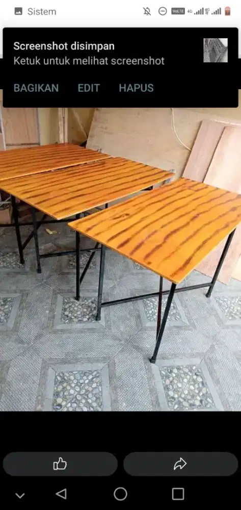 meja lipat/meja lipat bazar/meja kedai