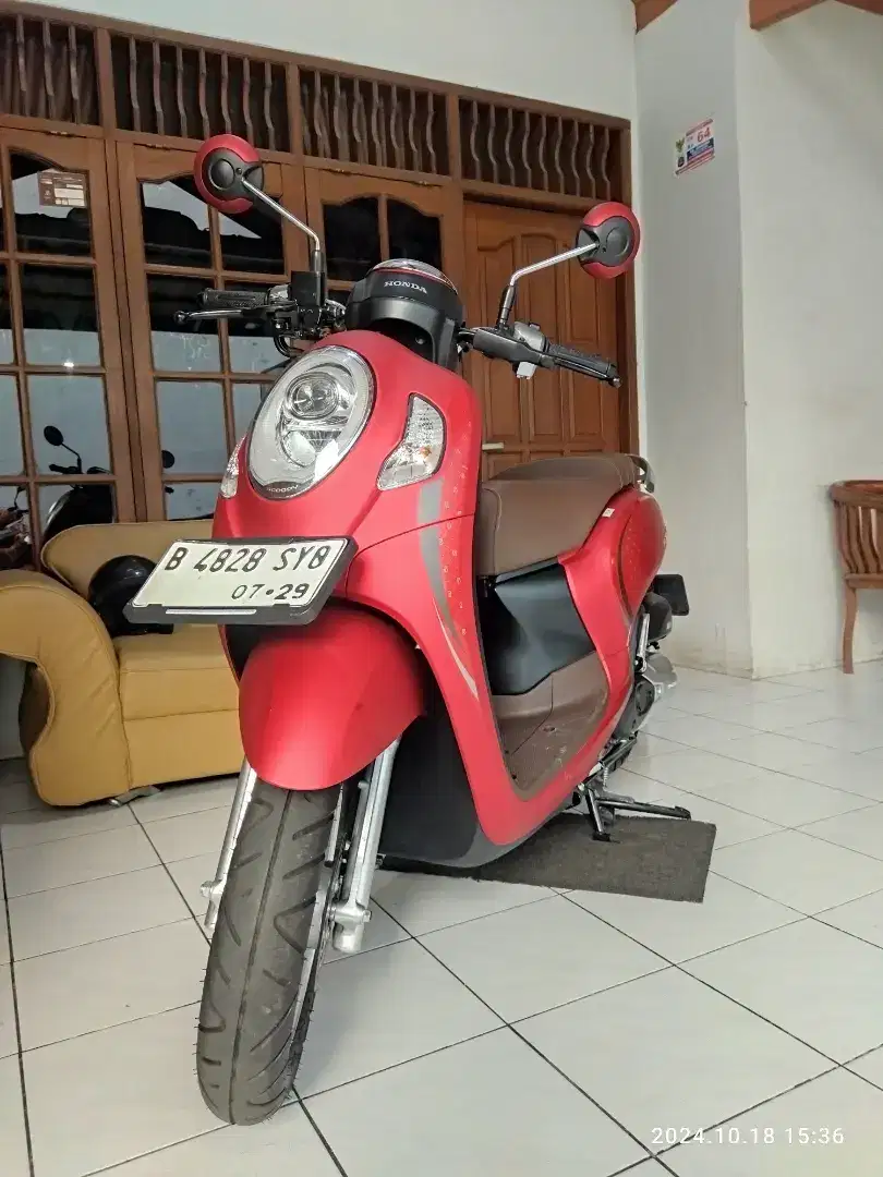 HONDA SCOOPY KEYLES 2024 JOSSS LOW KM SIAP PAKAI