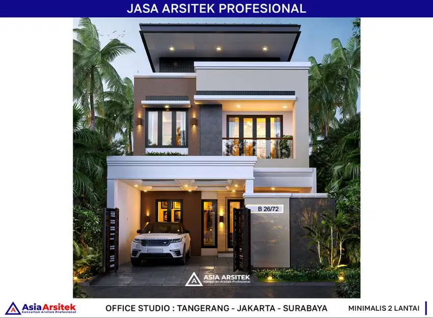 Jasa Arsitek Desain Gambar Rumah di Bekasi Desain Rumah 144 m2