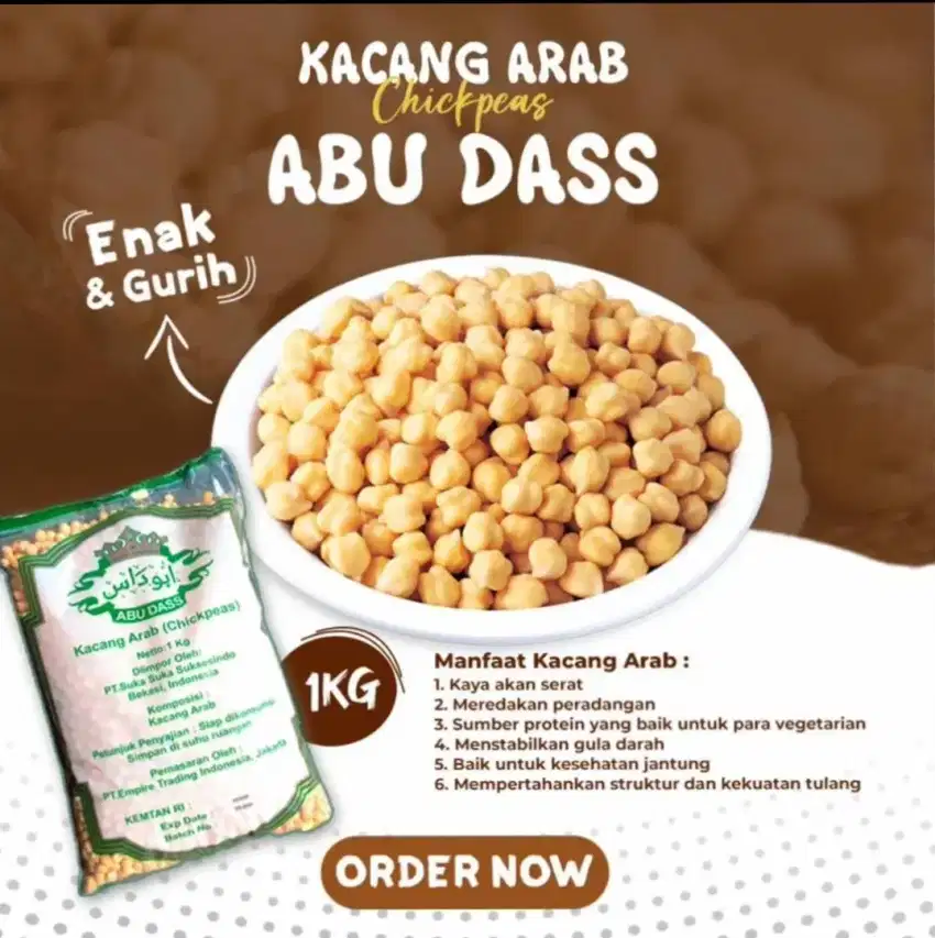 Kacang Arab Chikpea 1 Kg