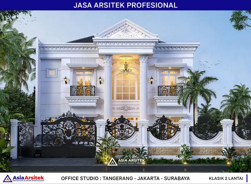 Jasa Arsitek Desain Gambar Rumah di Tangerang Desain Rumah 537 m2