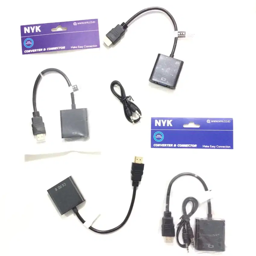 N E W Converter HDMI to VGA NYK untuk laptop ke lcd proyektor