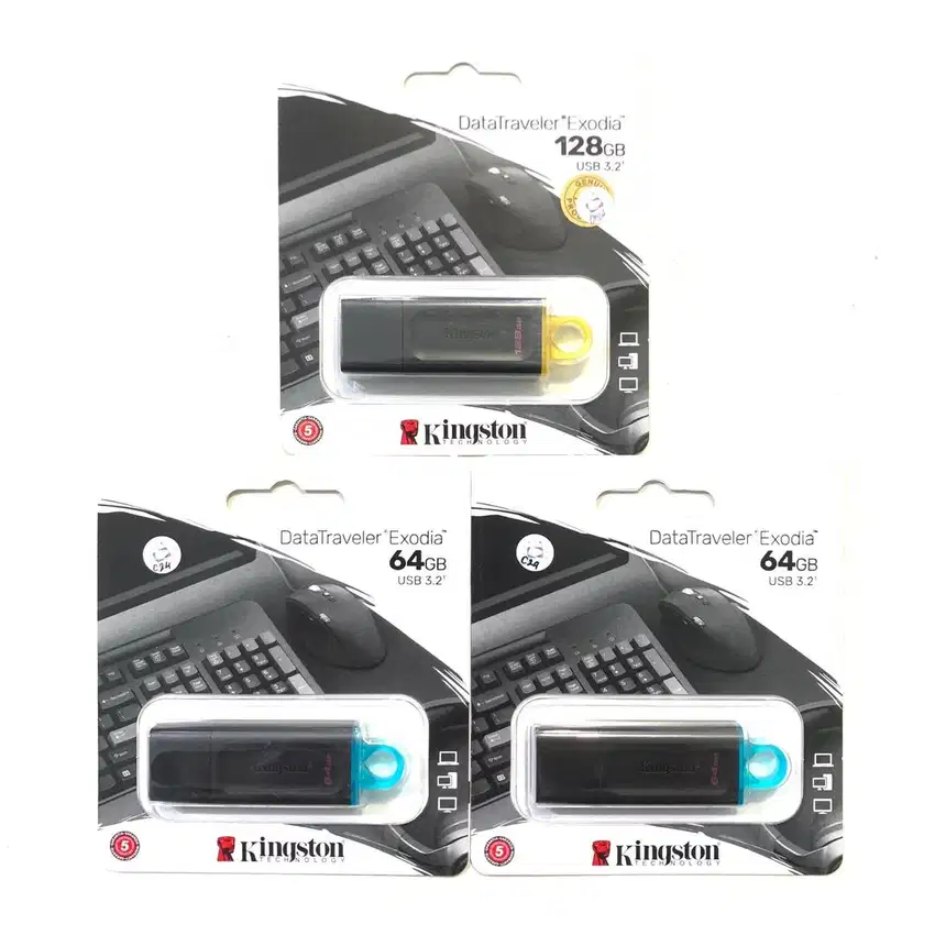 N E W  Flashdisk Kingston 64/128GB Original Garansi RESMI Kingston