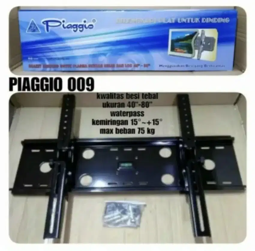 Bracket TV piaggio LCD plasma 009 &lt; 80 original resmi