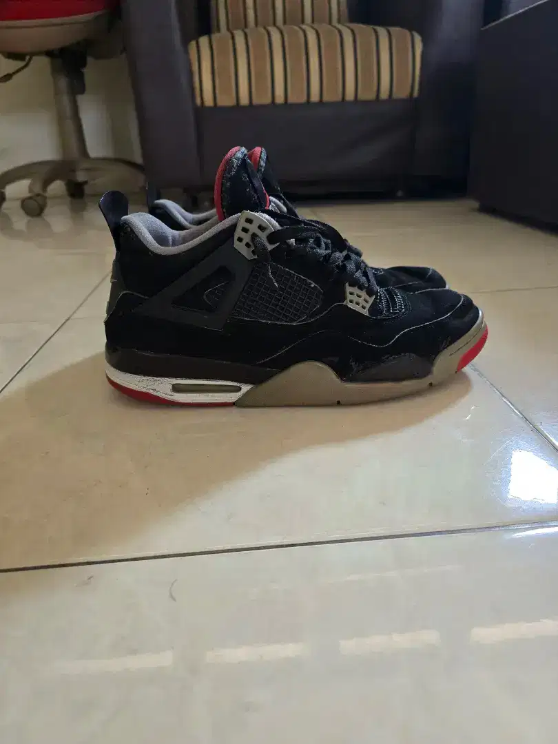 Sepatu Basket Sneaker, Nike Air Jordan 4 Retro 2019, size 46