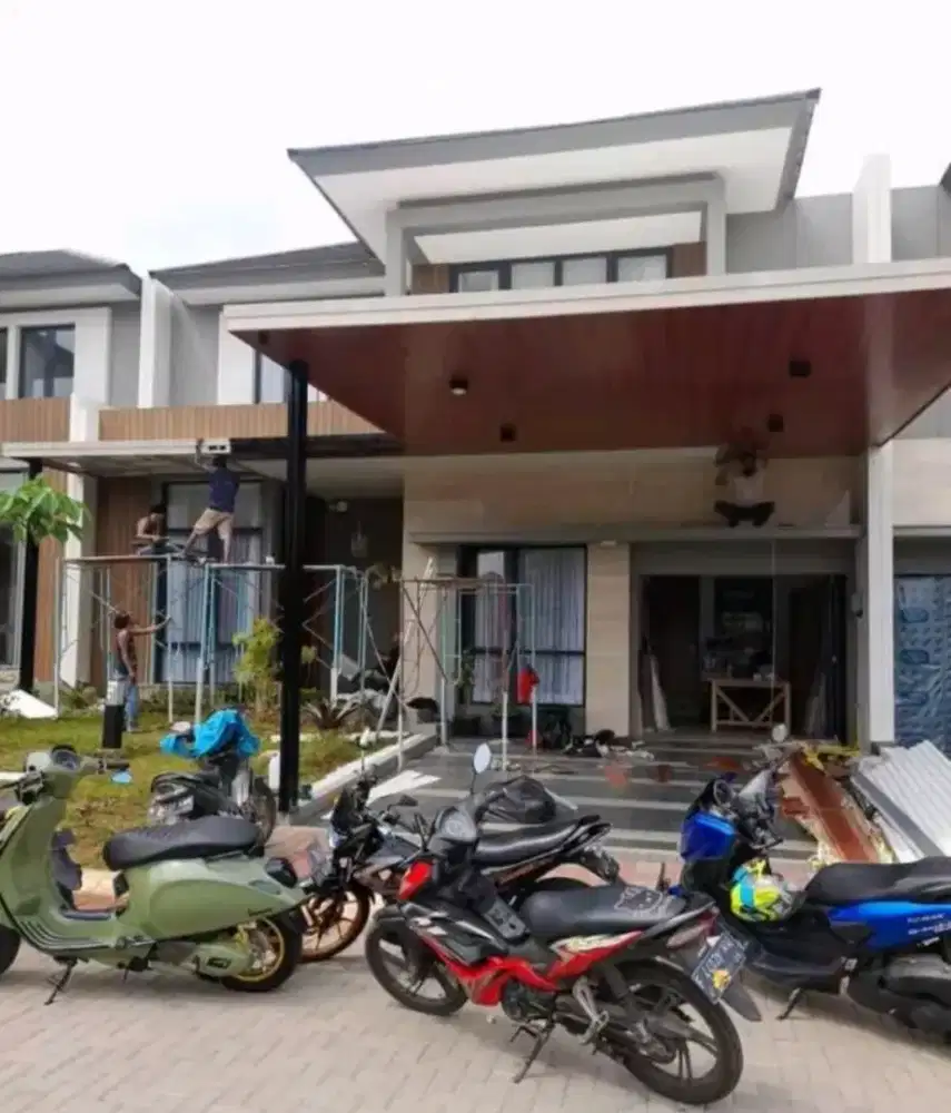 Kanopi atap spandek alderon plafon pvc