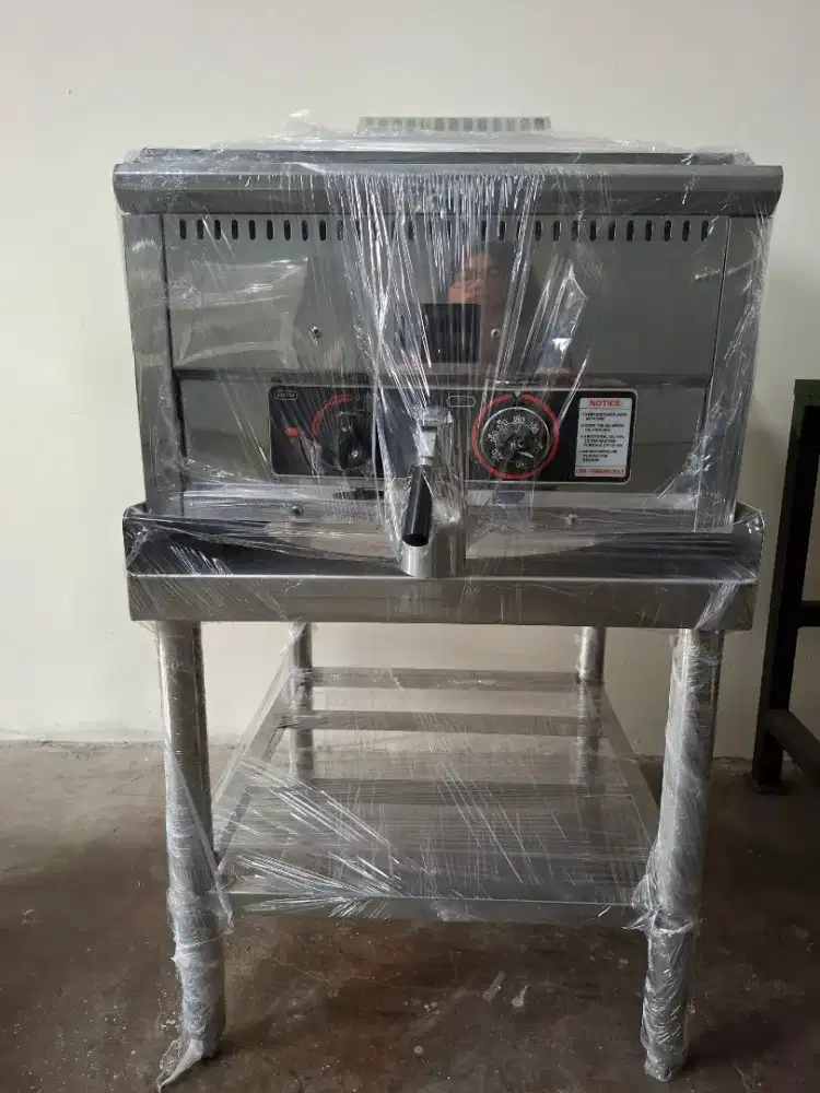 Fryer  Gas Stenlis  Steel 17ltr.