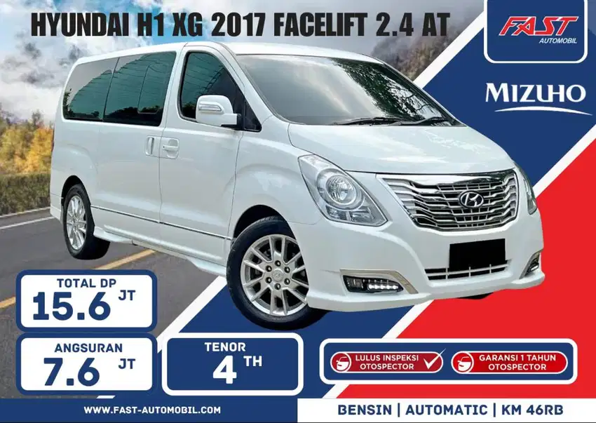 DP 15JT HYUNDAI H1 XG 2017 FACELIFT 2.4 AT BENSIN KM.48RB PJK PJG#F5ST