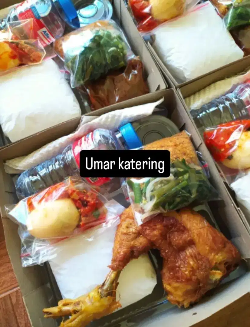 Nasi kotak ayam goreng