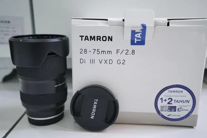 Lensa Tamron 28-75mm f2.8 dI III VXD G2 Sony E mount mulus seperti bar