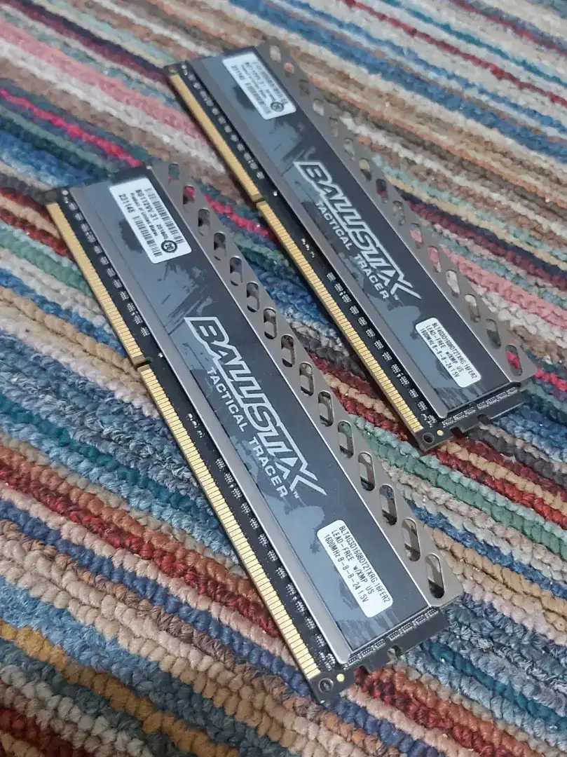 Ram Ballistix Tactical Tracer 8GB (2x4) DDR3 Mulus lancar jaya