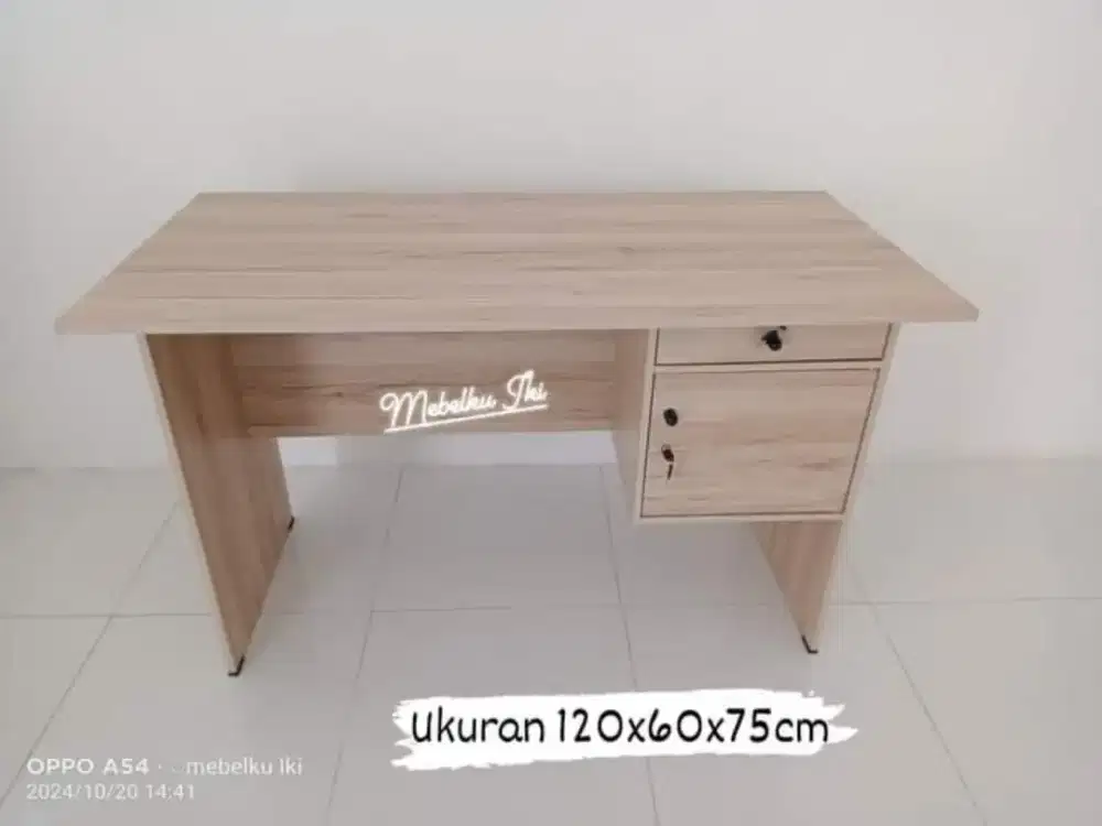 Meja tulis kantor termurah terlaris bisa kirim COD