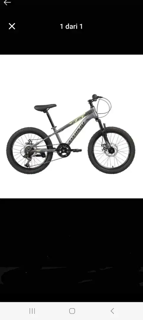 Element MTB Blast 7sp 20, warna misty grey, New, nego sampai jadi