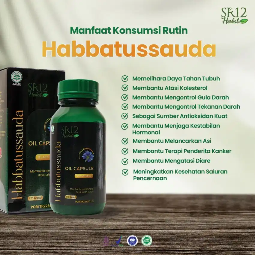 Habbatusauda oil capsul 120caps