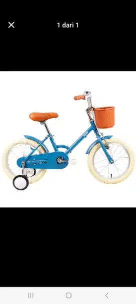 SEPEDA ELEMENT KIDS BIKE BLUE BERRY 12. New, nego sampai jadi