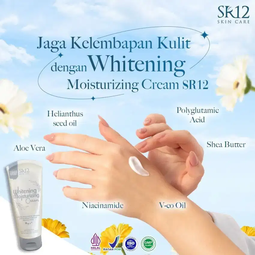 Whitening Moisturaiser cream anti belang spf 20