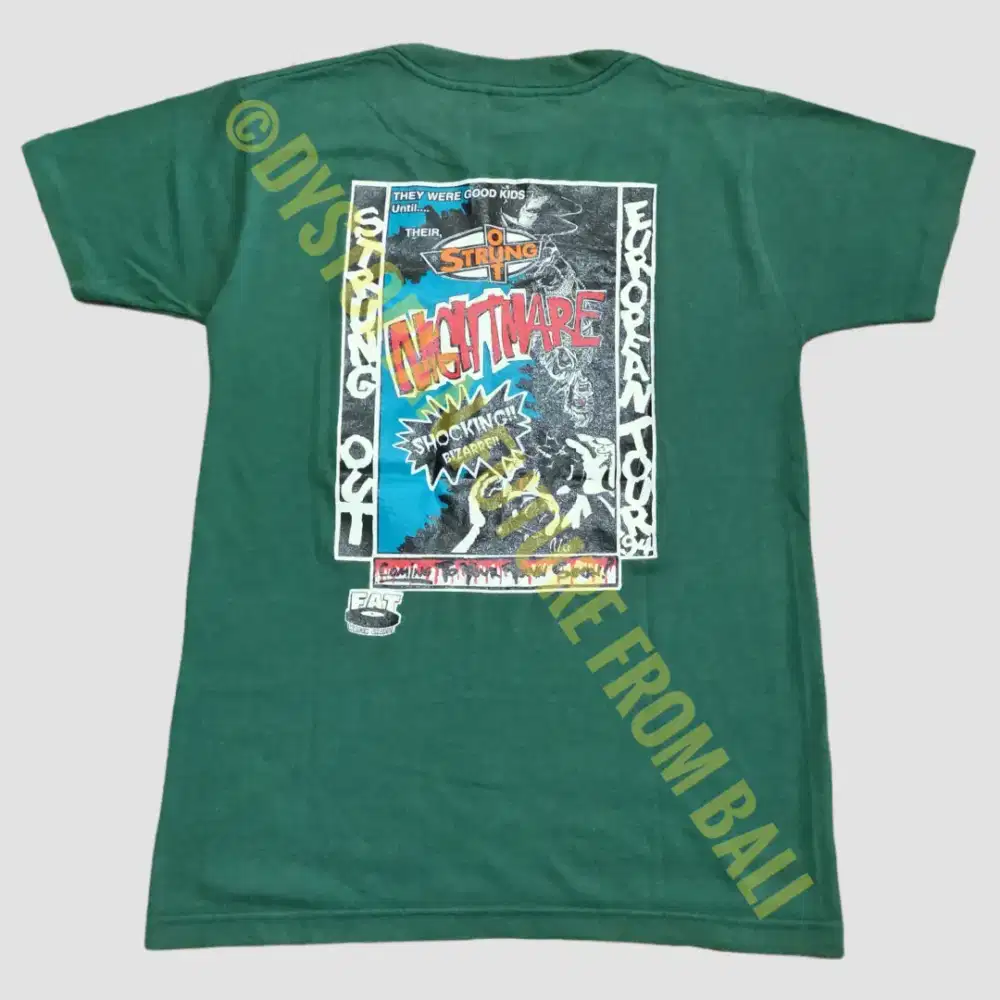 Rare Vintage T-shirt Band Strung Out - European Tour '94