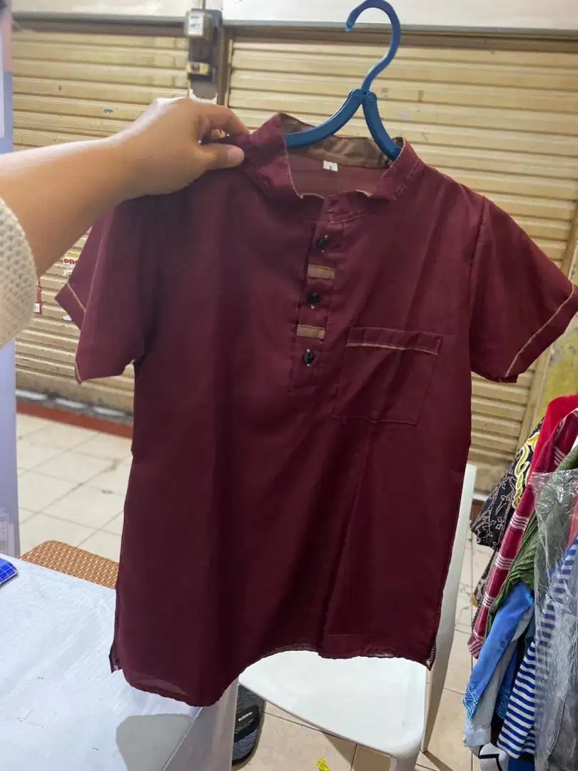 Baju muslim atasan anak laki