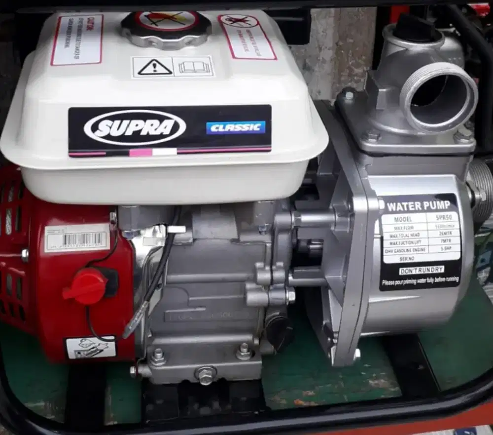 Mesin pompa air alkon supra