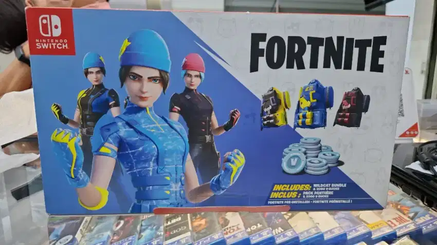 Nintendo switch V2 spesial edisi fortnite 128gb