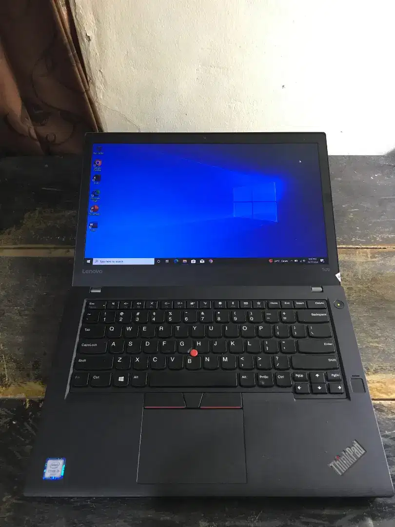 Laptop Lenovo T470 i5 gen6 RAM 8GB SSD 256GB Layar FHD