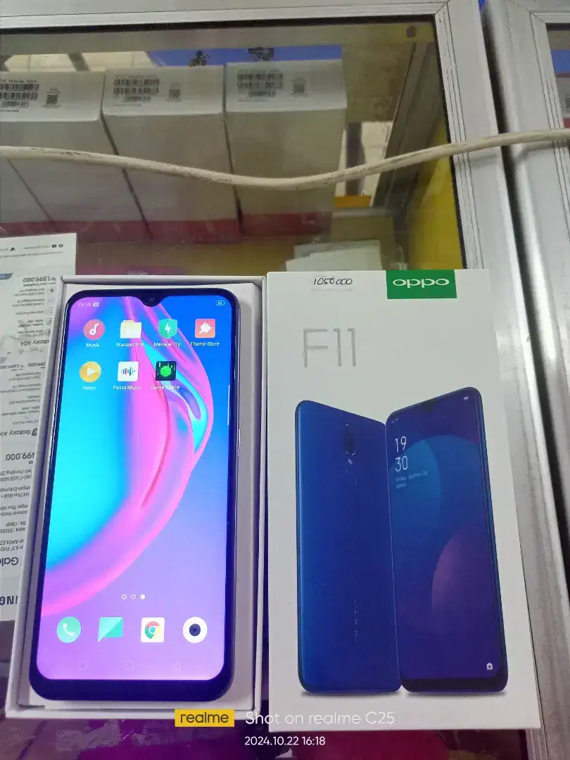 Oppo F11 8/256 bekas fullset normal bisa Tukar Tambah