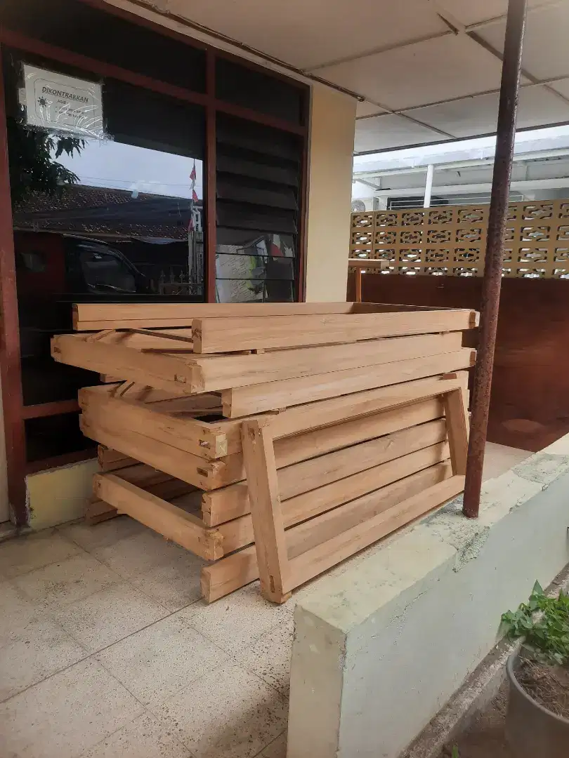 Kusen daun pintu jati