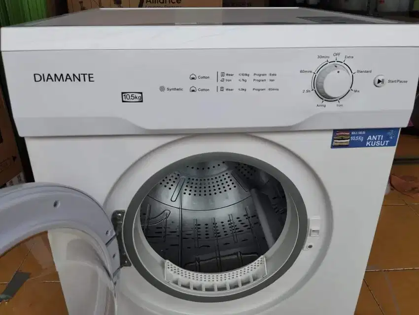 DRYER/MESIN PENGERING LAUNDRY DIAMANTE ANALOG, KONVERSI GAS 10,5 KG