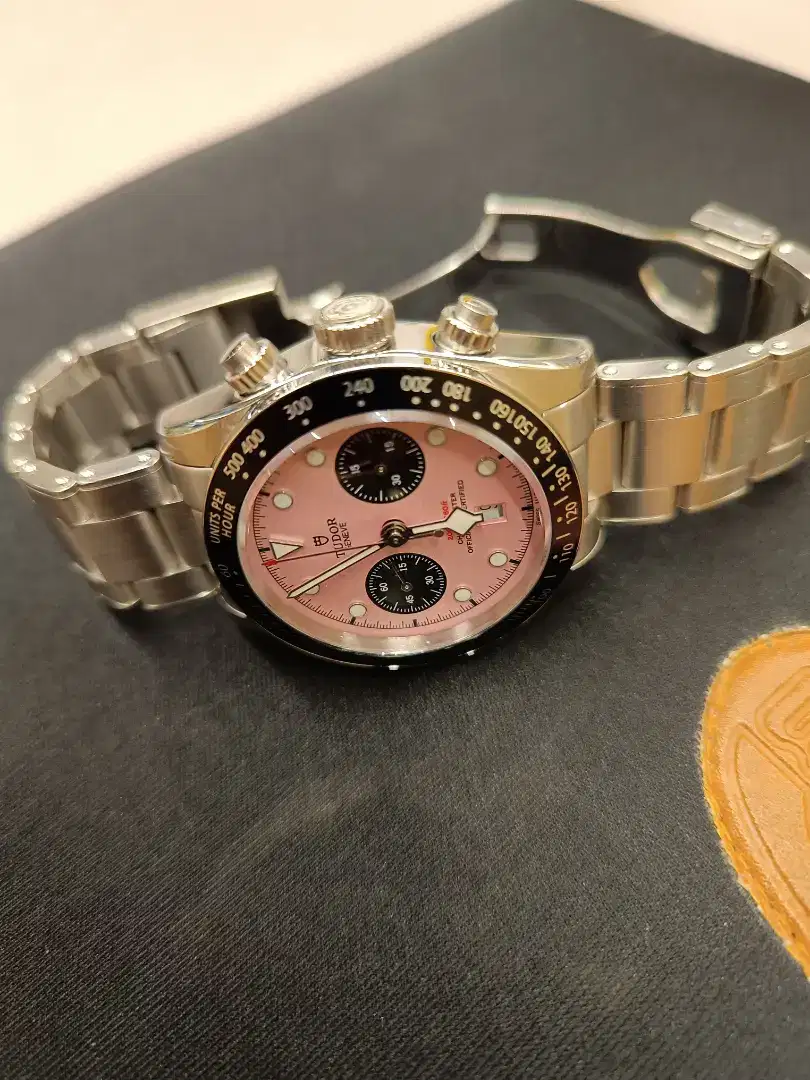 TUDOR CHRONOGRAPH PINK DIAL