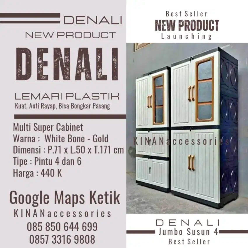 Lemari Plastik Denali Jumbo Susun 4