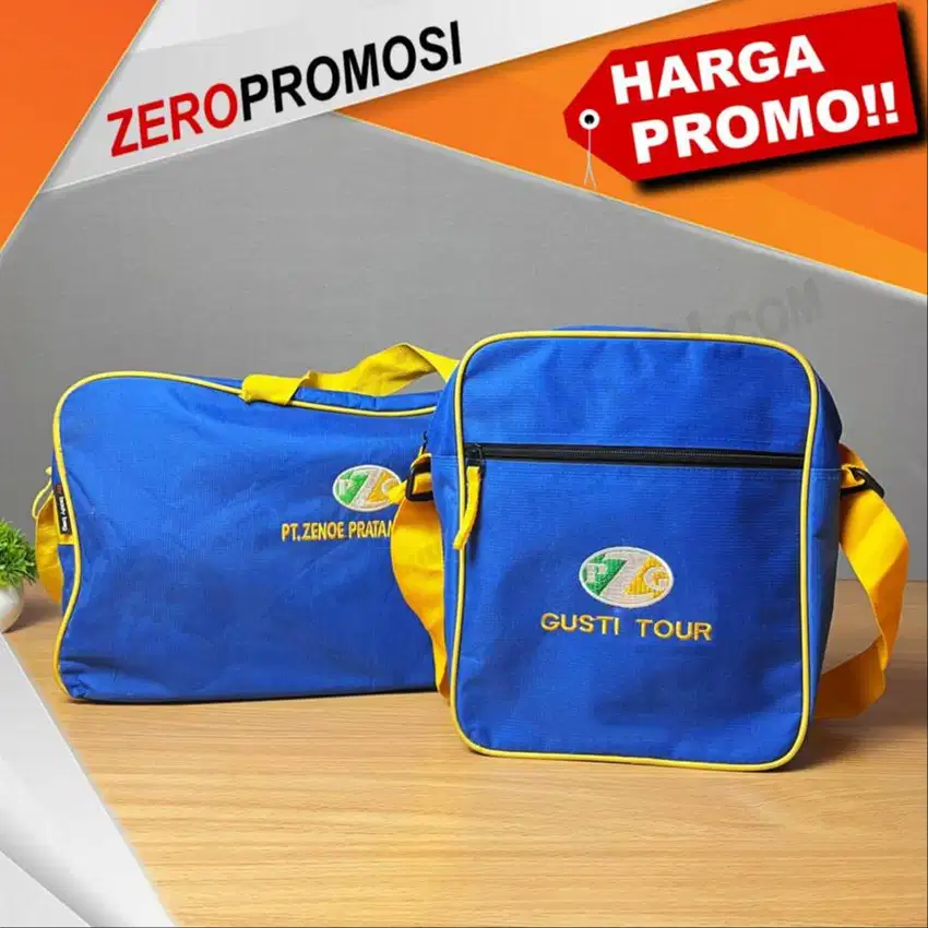 Produksi Tas Haji dan Umroh 2 in 1 Cetak custom Logo