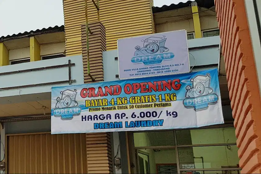 OPERATOR LAUNDRY DAERAH SANGIANG, PERIUK, TANGERANG