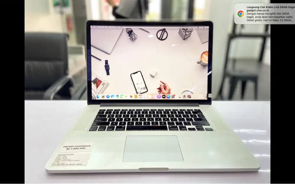 MACBOOK PRO 15 RAM 16/256 GB CORE i7