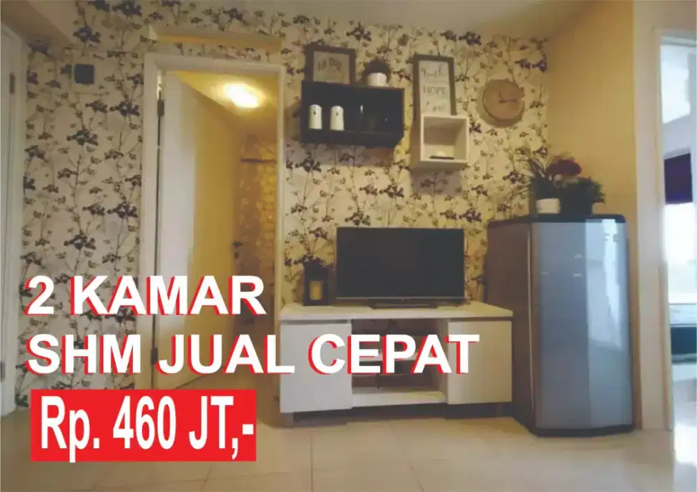 DiJual Apartemen 2 Kamar Tidur di Bassura City Sudah SHM KPA Bank/Chas