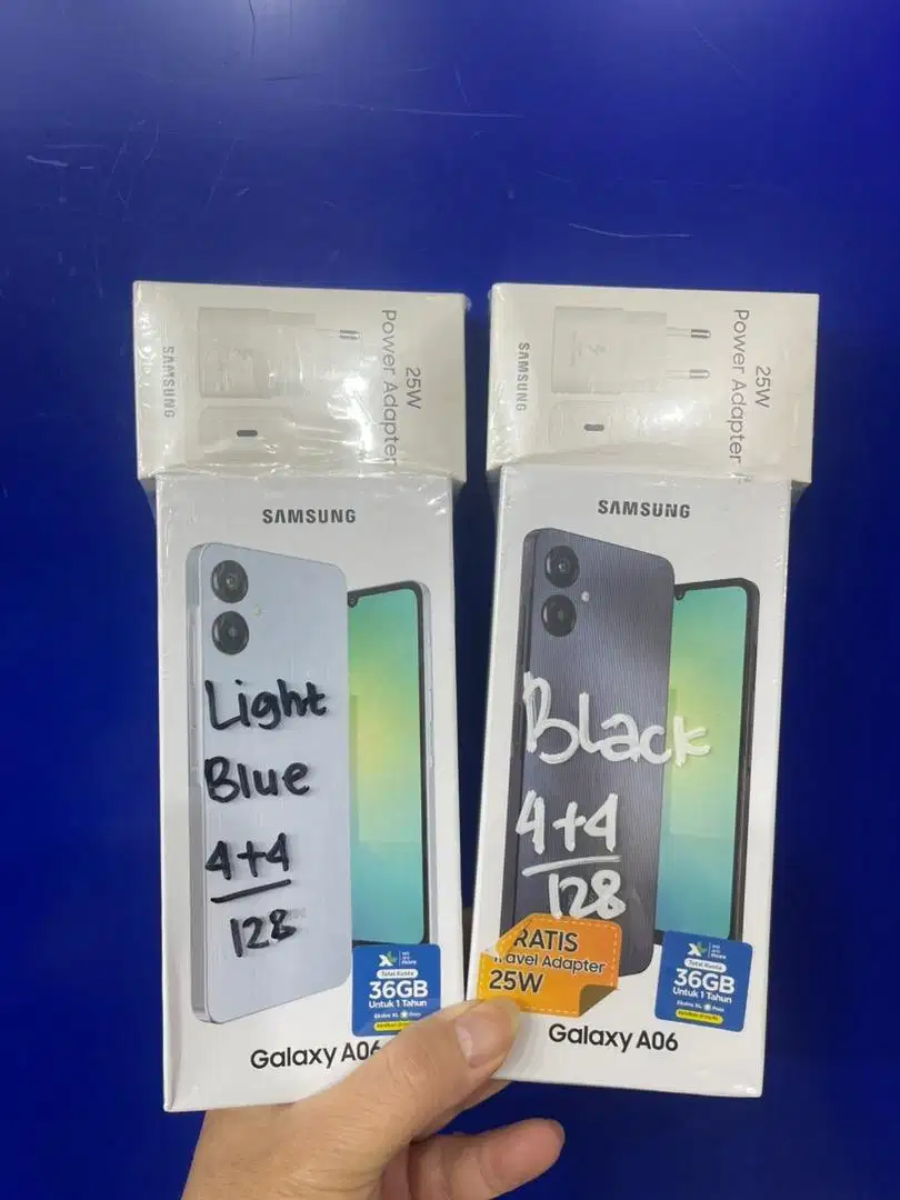 Baru..Samsung Galaxy A06 4/128 Grs Resmi (Warna : Light Blue,Black)
