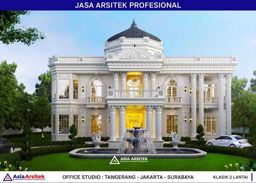 Jasa Arsitek Desain Rumah di Tangerang Desain Rumah 1200 m2