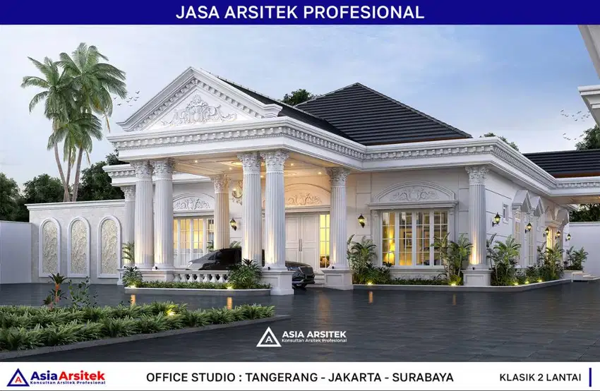 Jasa Arsitek Desain Rumah di Tangerang Desain Rumah 2000 m2