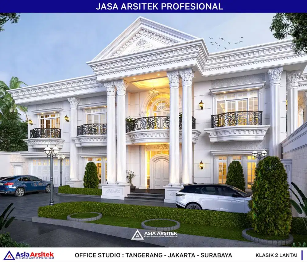 Jasa Arsitek Desain Rumah di Tangerang Desain Rumah 1600 m2