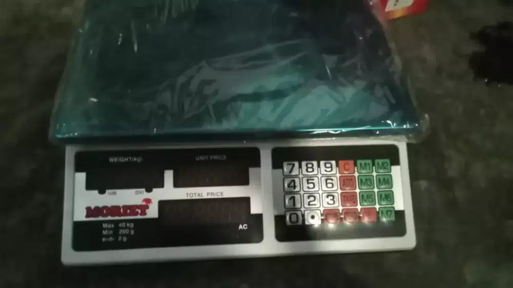 Timbangan meja digital 2 display 40 kg